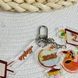 Іменний акриловий брелок з білкою на 3 елементи &mdash; подарунок вчителю чи школяру на 1 вересня B138 фото 3