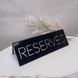 Настільна табличка RESERVED. Індивідуальні таблички "Зарезервовано". Таблички резерв з логотипом T14 фото 3